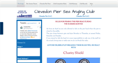 Desktop Screenshot of clevedonpierseaanglingclub.com